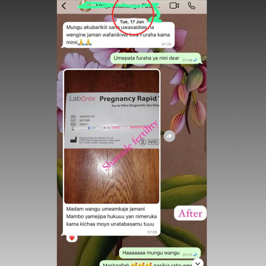 Ushuhuda wa mteja — kipimo cha ujauzito