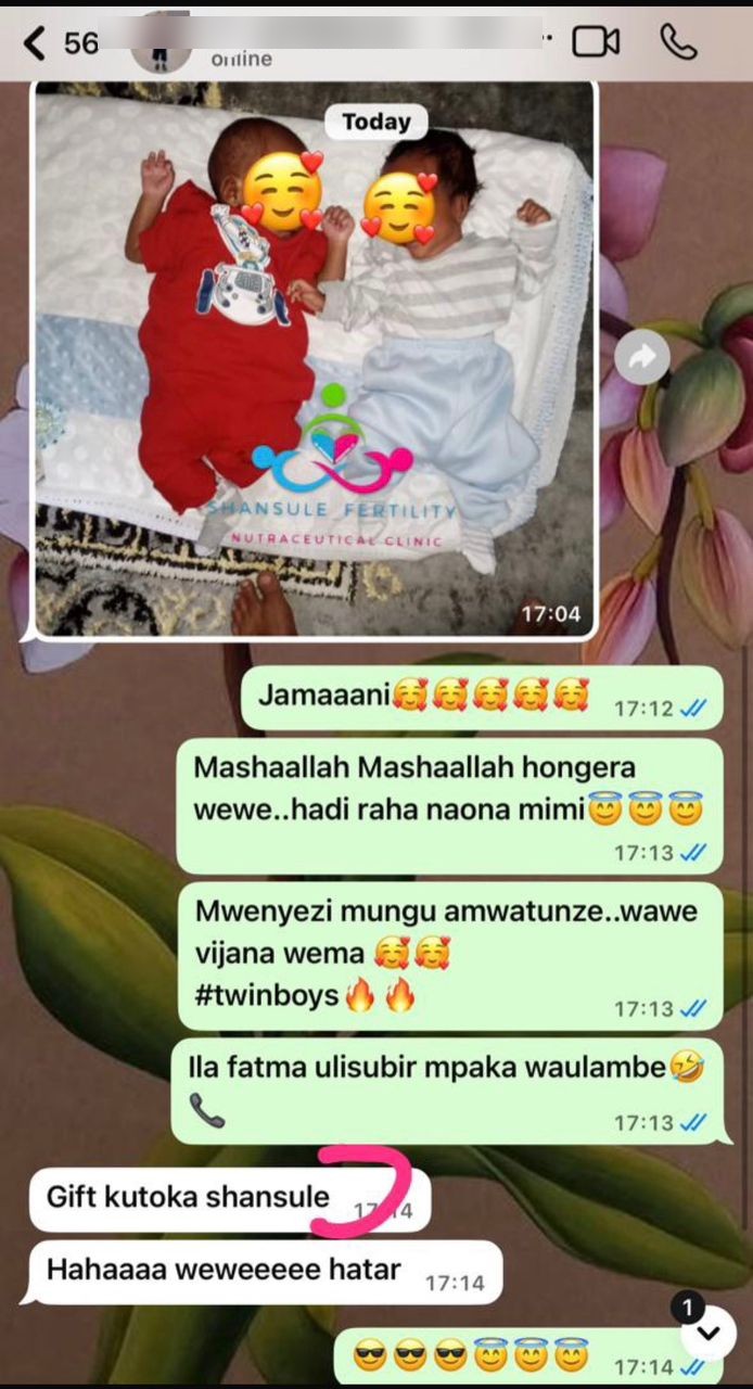 Ushuhuda wa mteja — mapacha wachanga