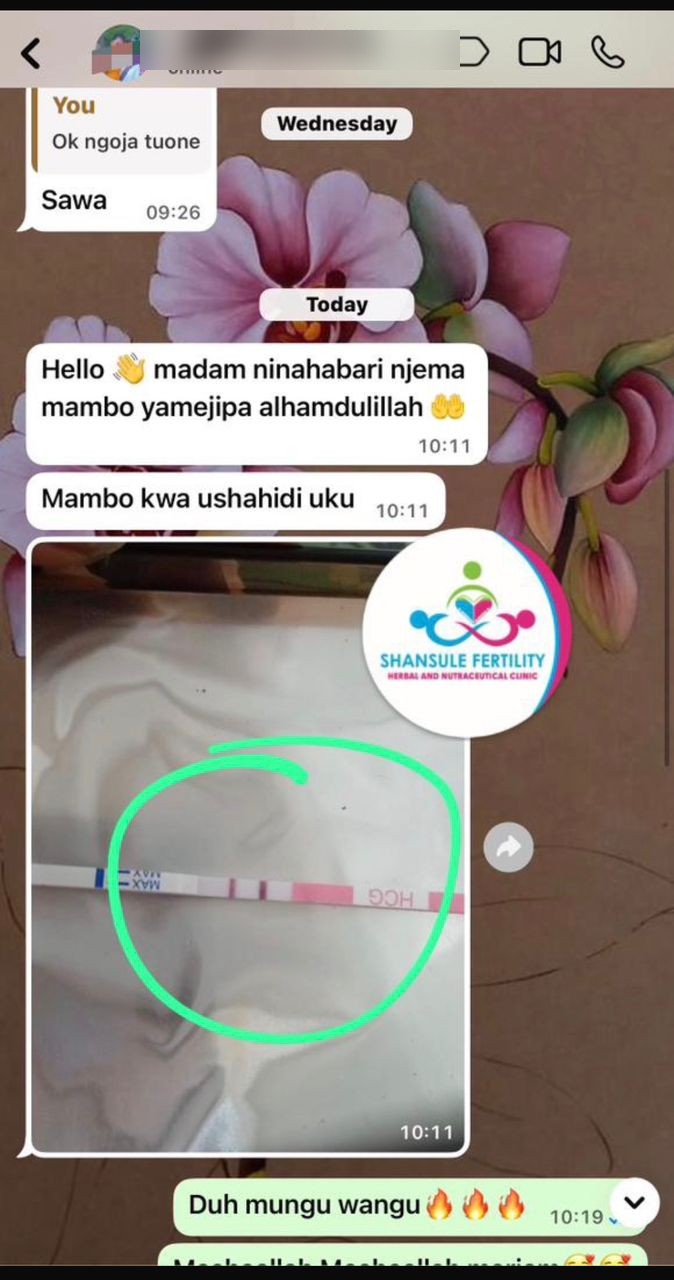 Ushuhuda wa mteja — kipimo cha ujauzito